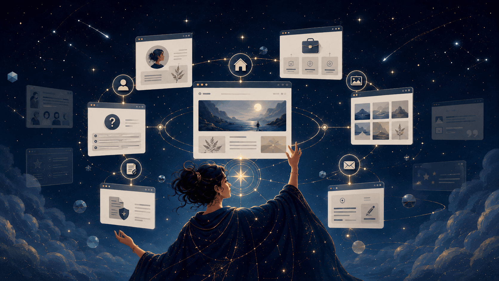 site vitrine quelles pages